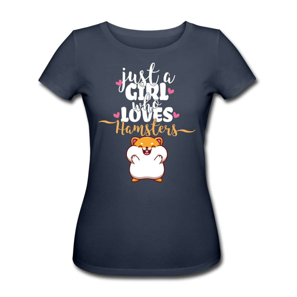 Just A Girl Who Loves Hamsters | Frauen Bio-T-Shirt - Navy