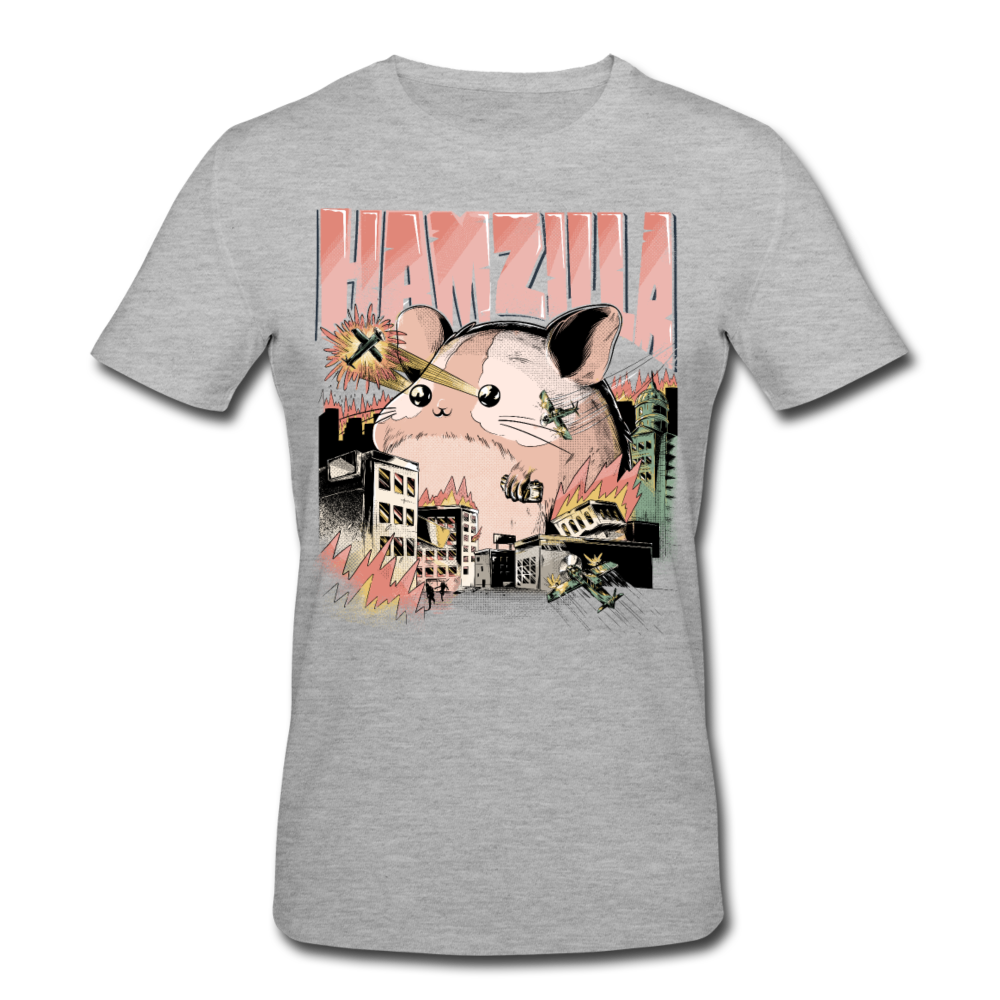 HAMZILLA | Männer Bio-T-Shirt - Grau meliert