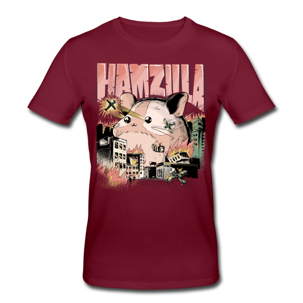HAMZILLA | Männer Bio-T-Shirt - Burgunderrot