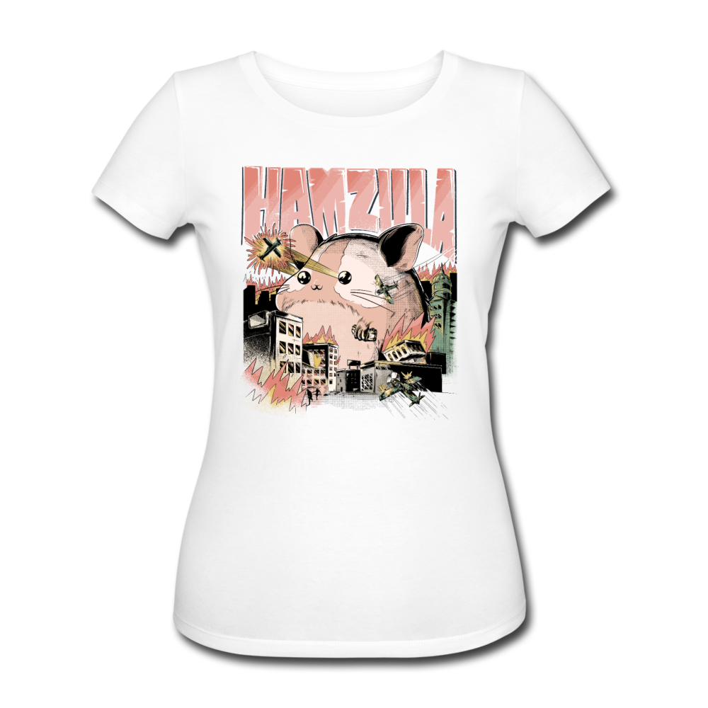 HAMZILLA | Frauen Bio-T-Shirt - Weiß