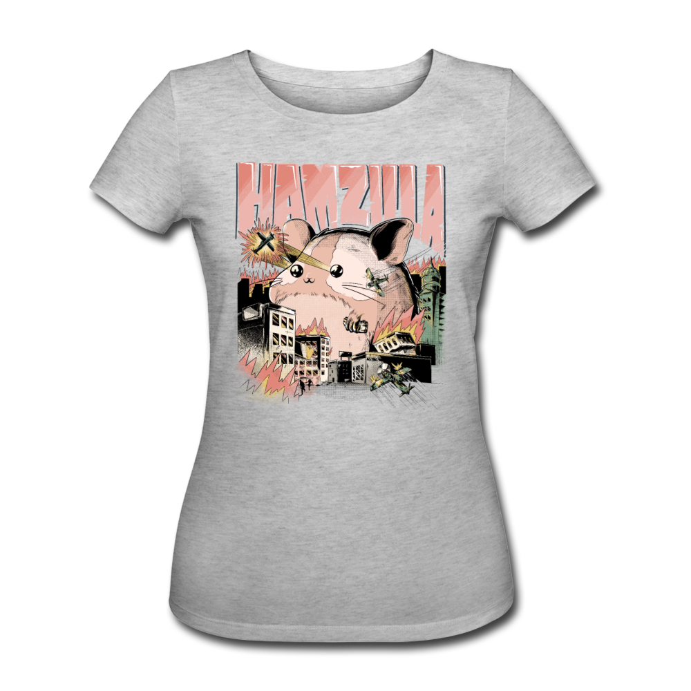 HAMZILLA | Frauen Bio-T-Shirt - Grau meliert