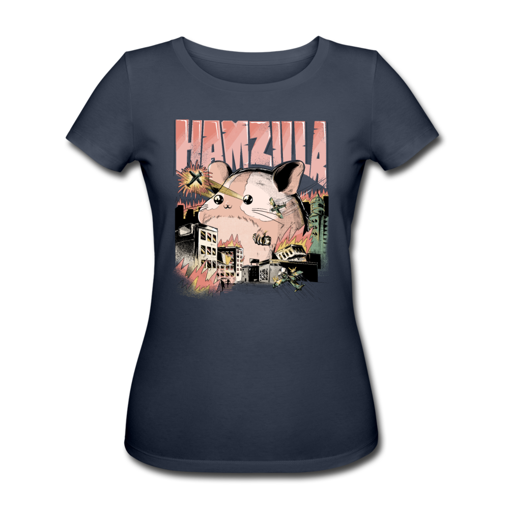 HAMZILLA | Frauen Bio-T-Shirt - Navy