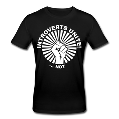 Introverts United ...not Bio-T-Shirt - Schwarz