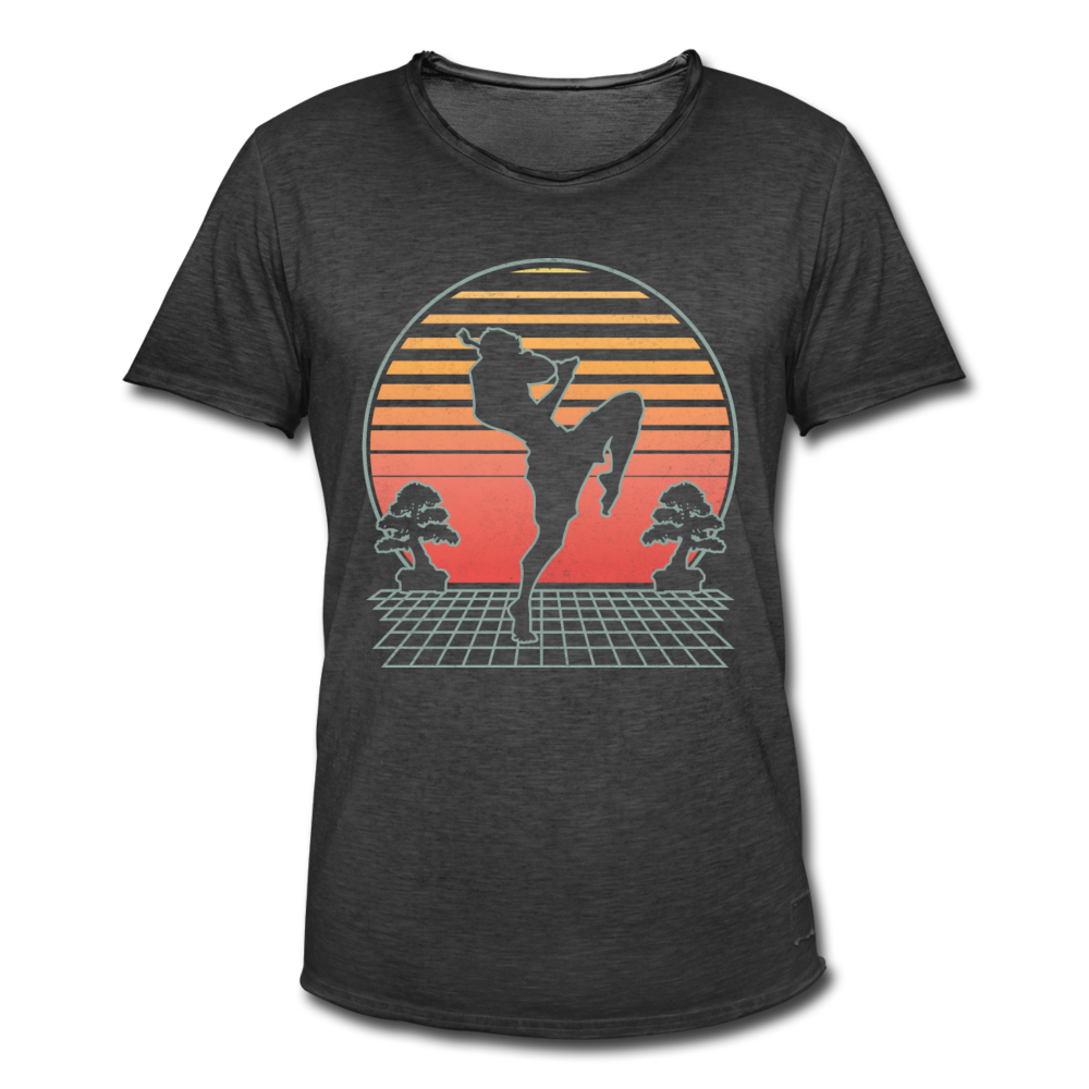 Muay Thai | Männer Vintage T-Shirt - Vintage Schwarz