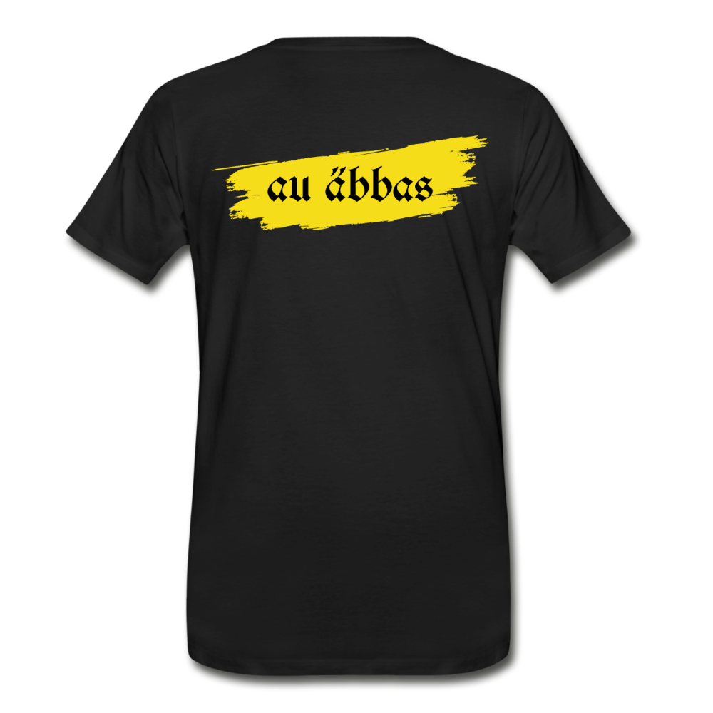 henda schdohd au äbbas | Premium Bio T-Shirt - Schwarz