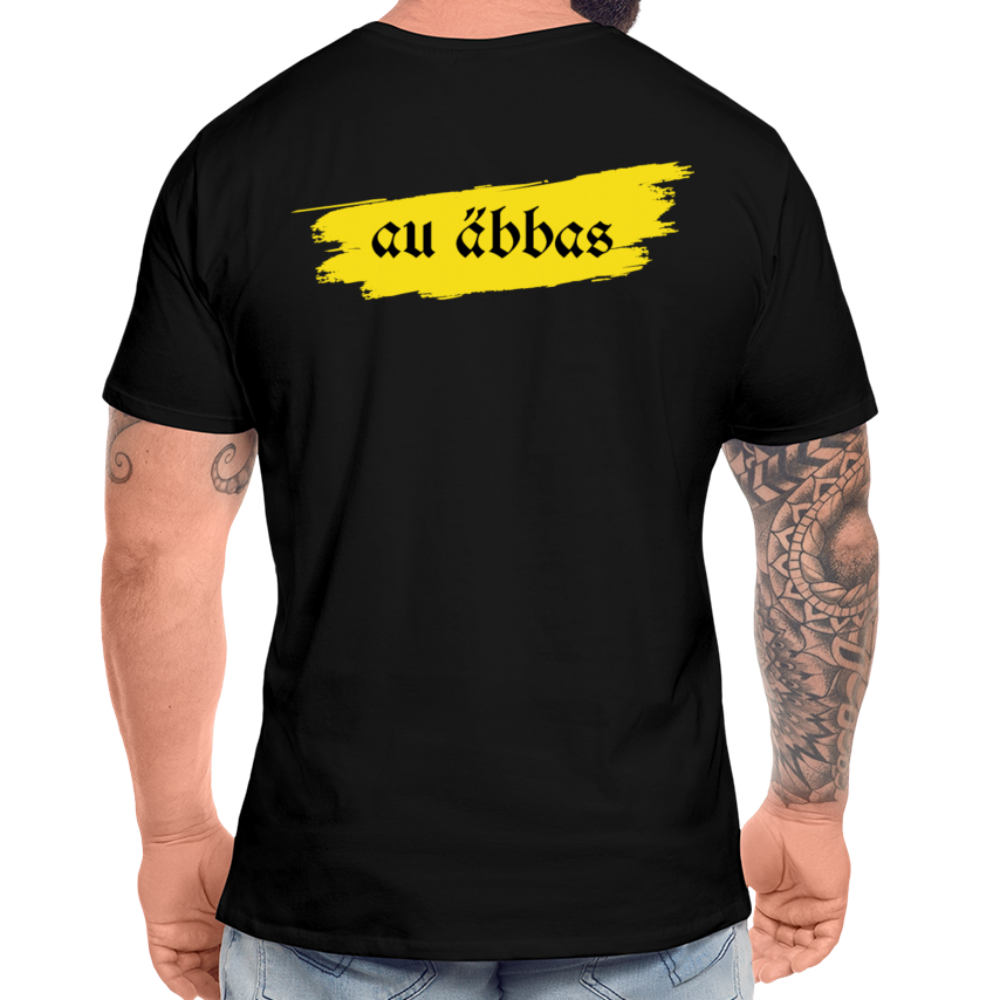 henda schdohd au äbbas | Premium Bio T-Shirt - Schwarz