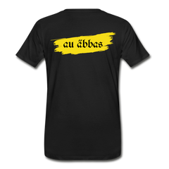 henda schdohd au äbbas | Premium Bio T-Shirt - Schwarz