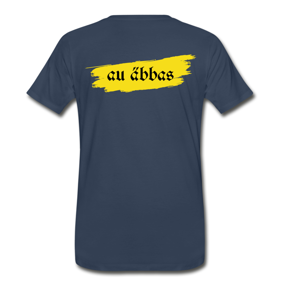 henda schdohd au äbbas | Premium Bio T-Shirt - Navy