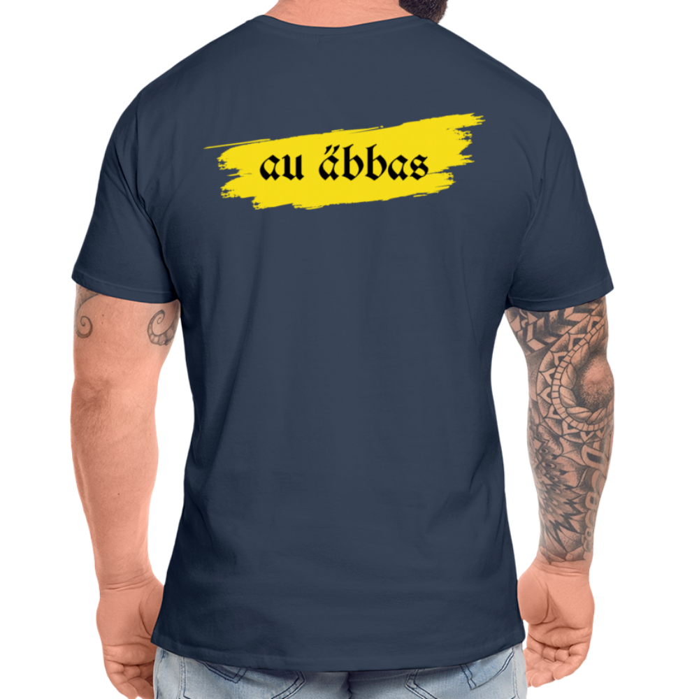 henda schdohd au äbbas | Premium Bio T-Shirt - Navy