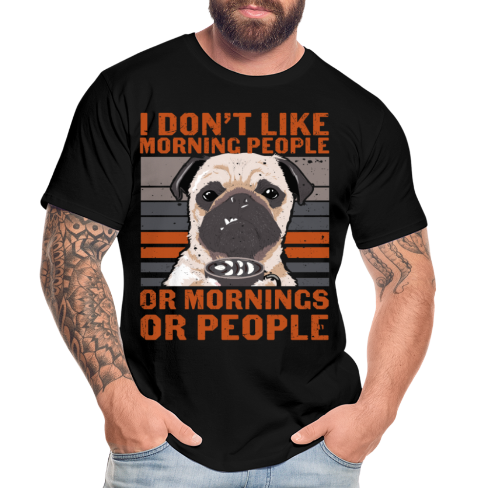 Morning People Männer Premium Bio T-Shirt - Schwarz