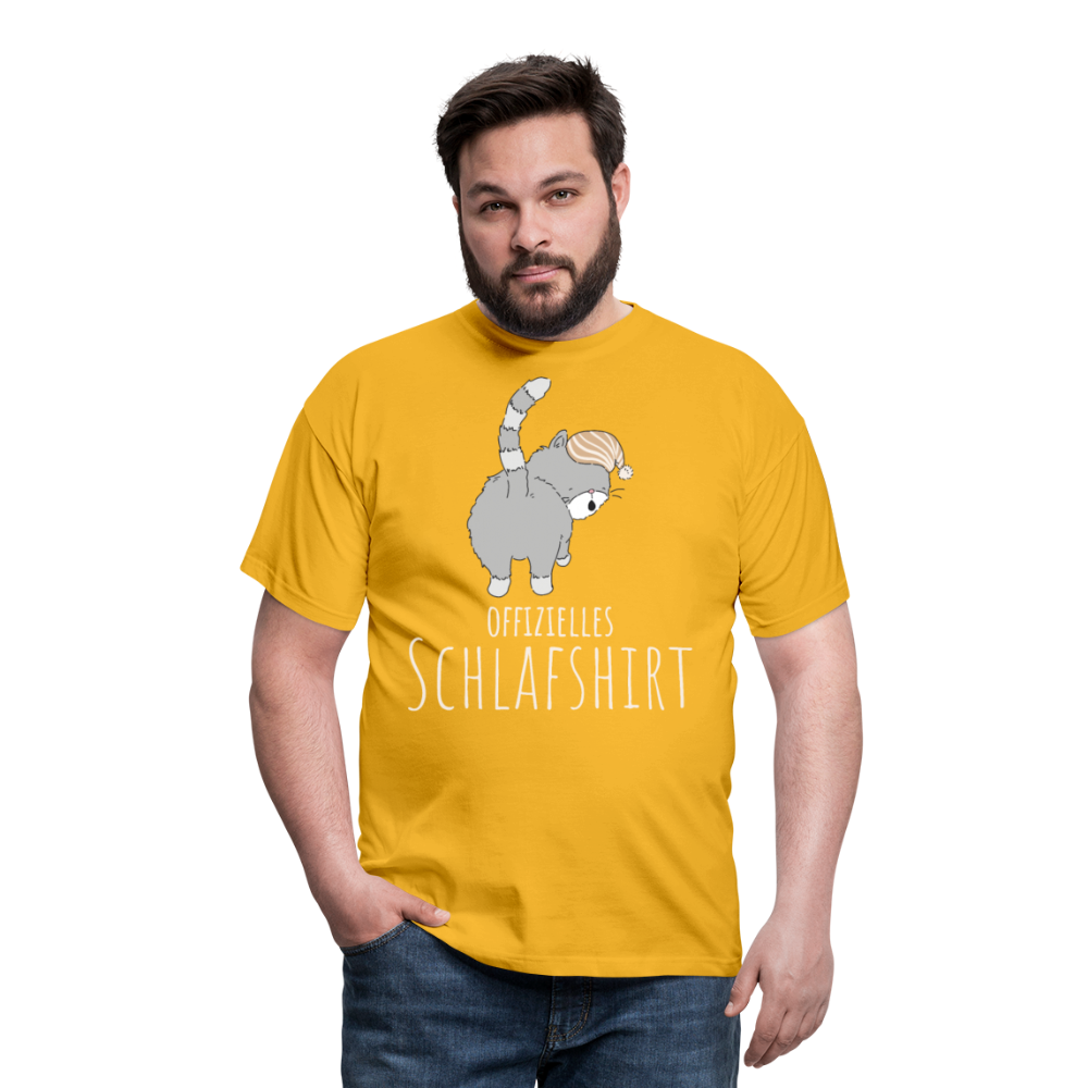Schlafshirt I | Männer T-Shirt - Gelb
