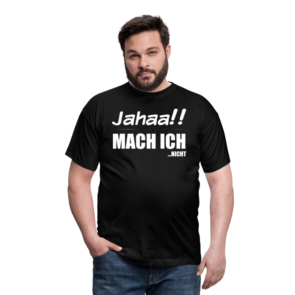 Jahaa!! | Männer T-Shirt - Schwarz