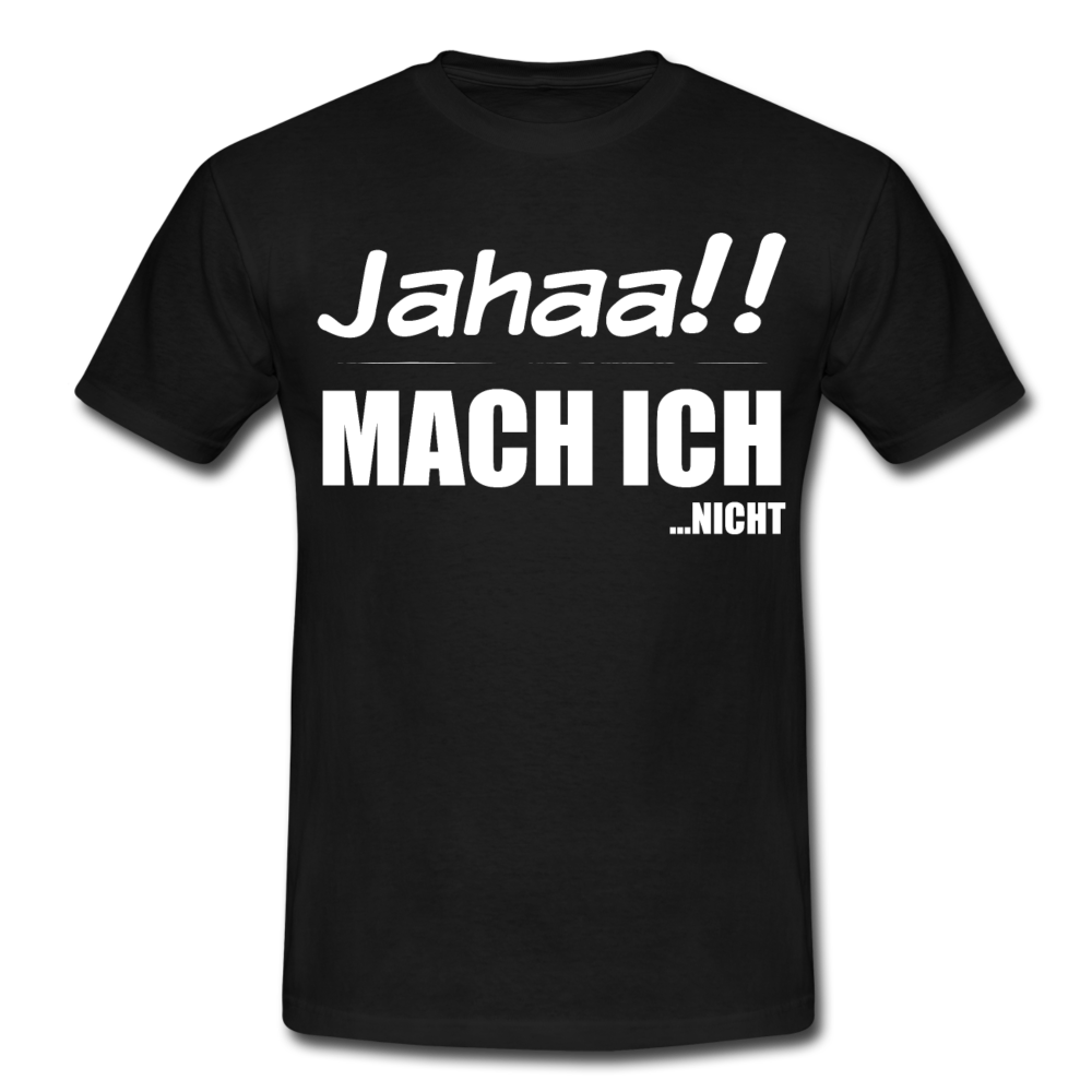 Jahaa!! | Männer T-Shirt - Schwarz