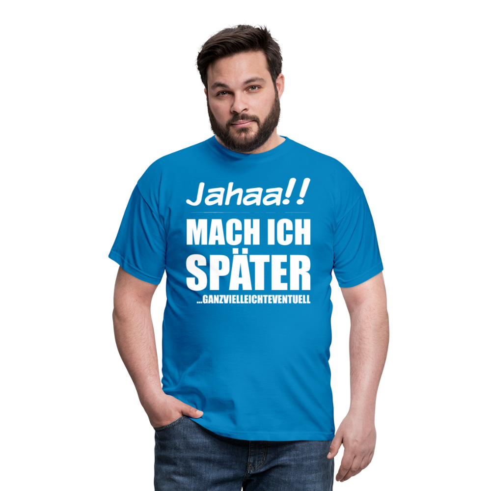 Ganzvielleichteventuell | Männer T-Shirt - Royalblau