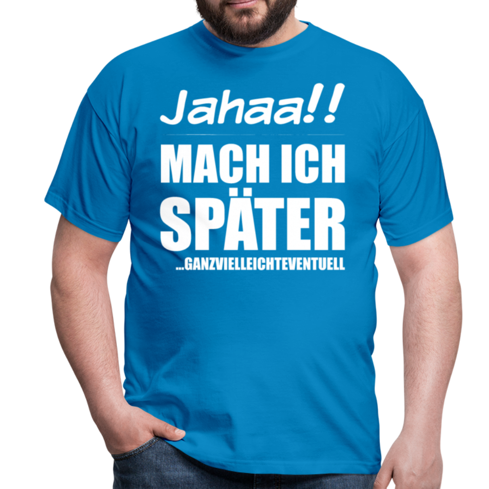 Ganzvielleichteventuell | Männer T-Shirt - Royalblau