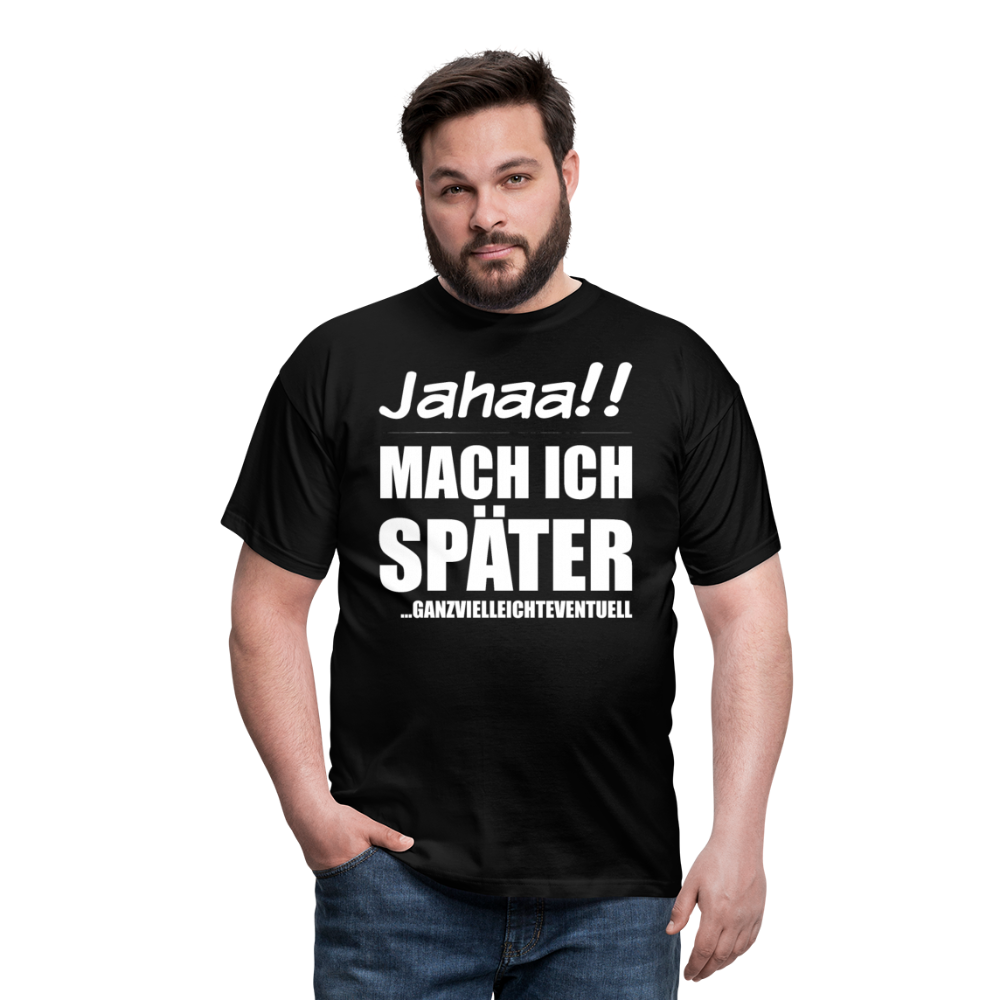 Ganzvielleichteventuell | Männer T-Shirt - Schwarz