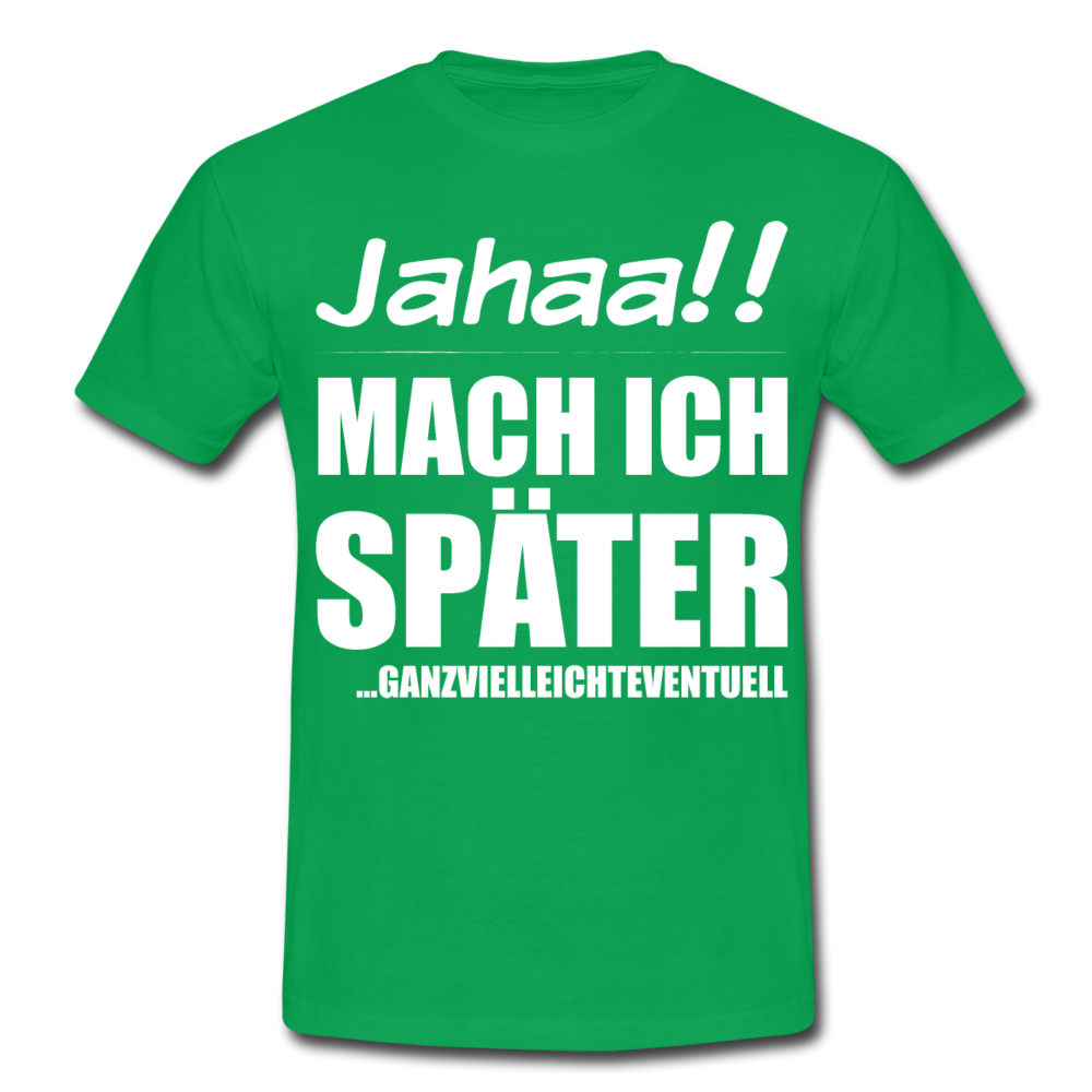 Ganzvielleichteventuell | Männer T-Shirt - Kelly Green