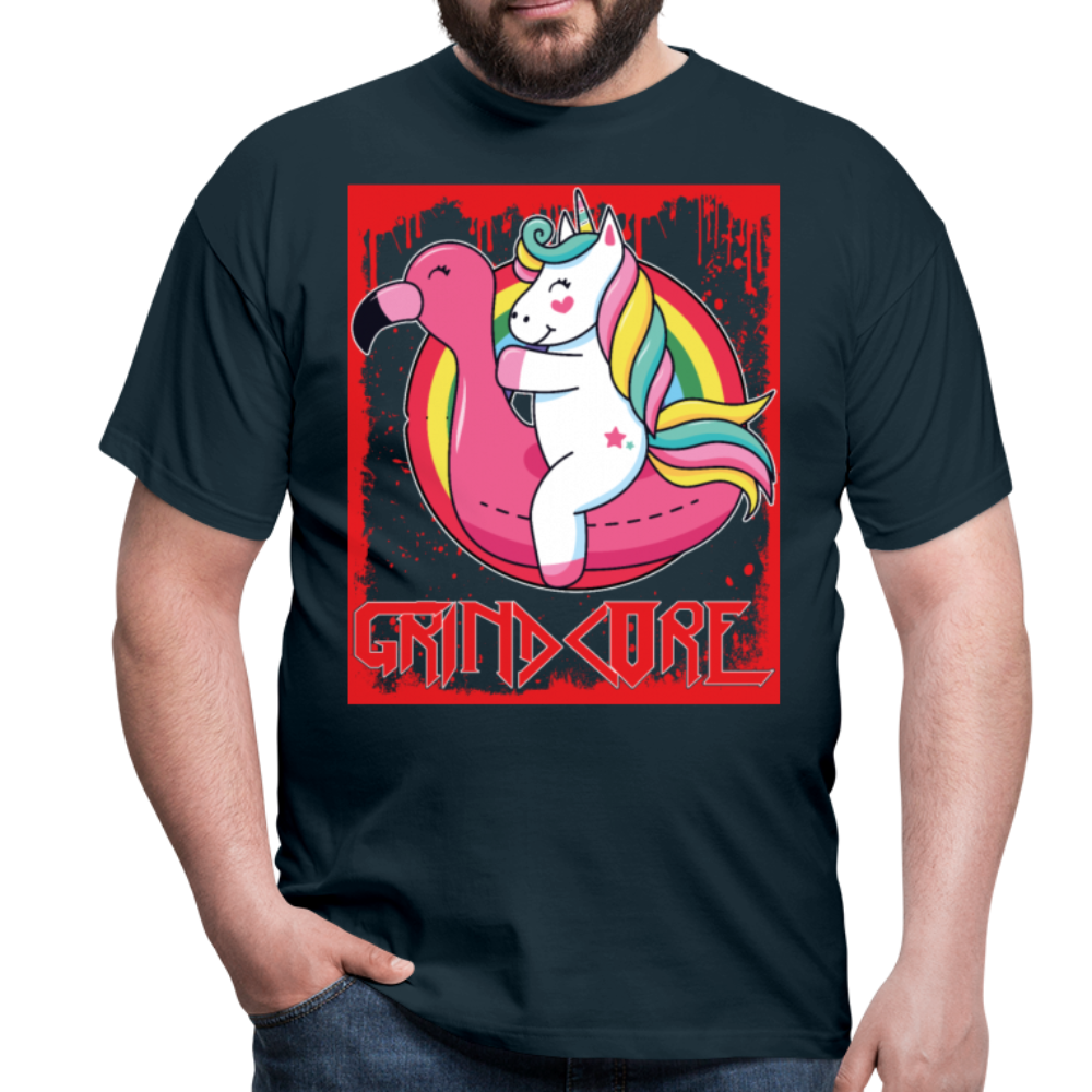 Grindcore Unicorn | Männer T-Shirt - Navy