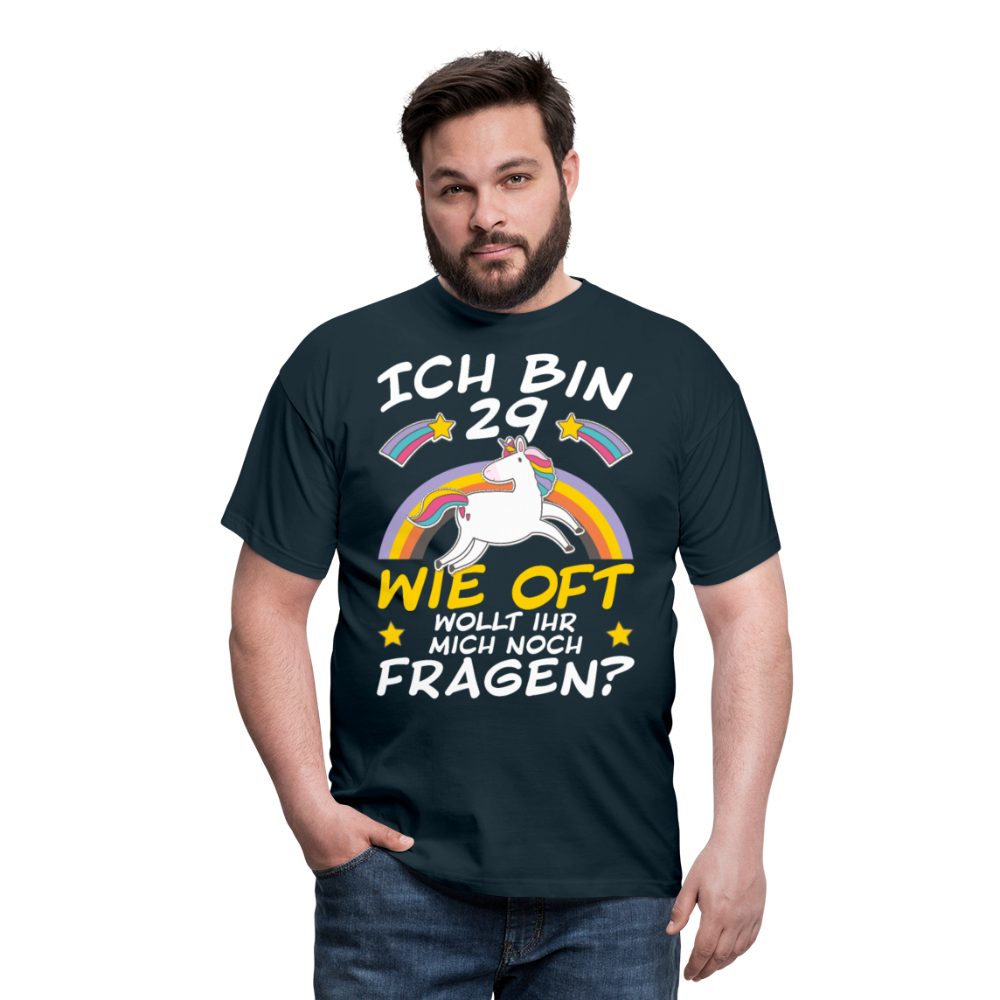 29 Einhorn | Männer T-Shirt - Navy