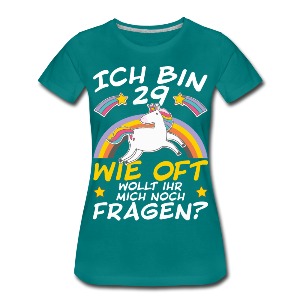 29 Einhorn | Frauen Premium T-Shirt - Divablau