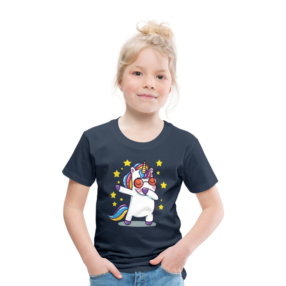 Dab Einhorn | Kinder Premium T-Shirt - Navy