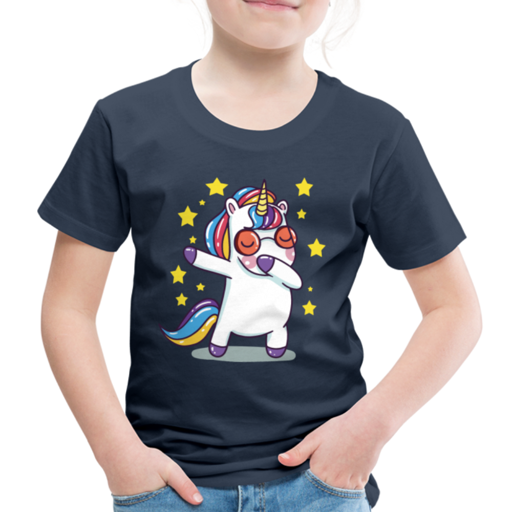 Dab Einhorn | Kinder Premium T-Shirt - Navy