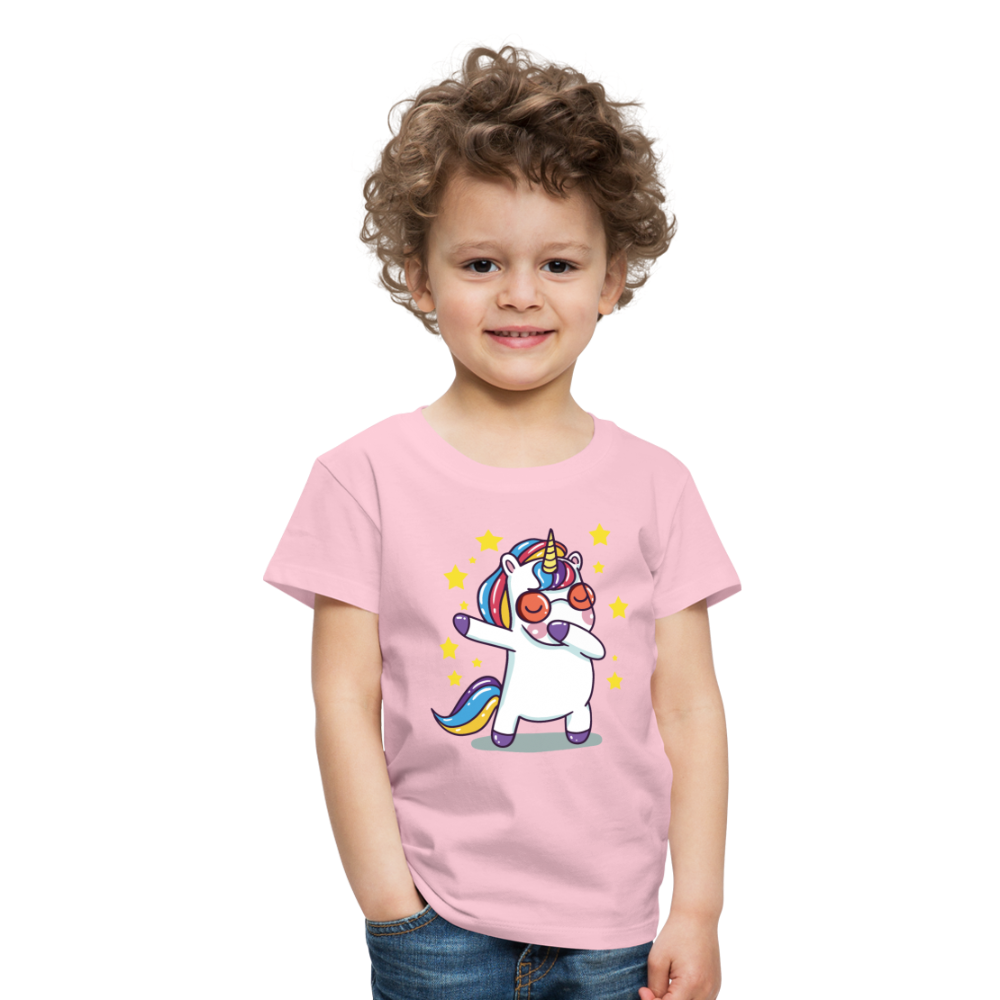 Dab Einhorn | Kinder Premium T-Shirt - Hellrosa