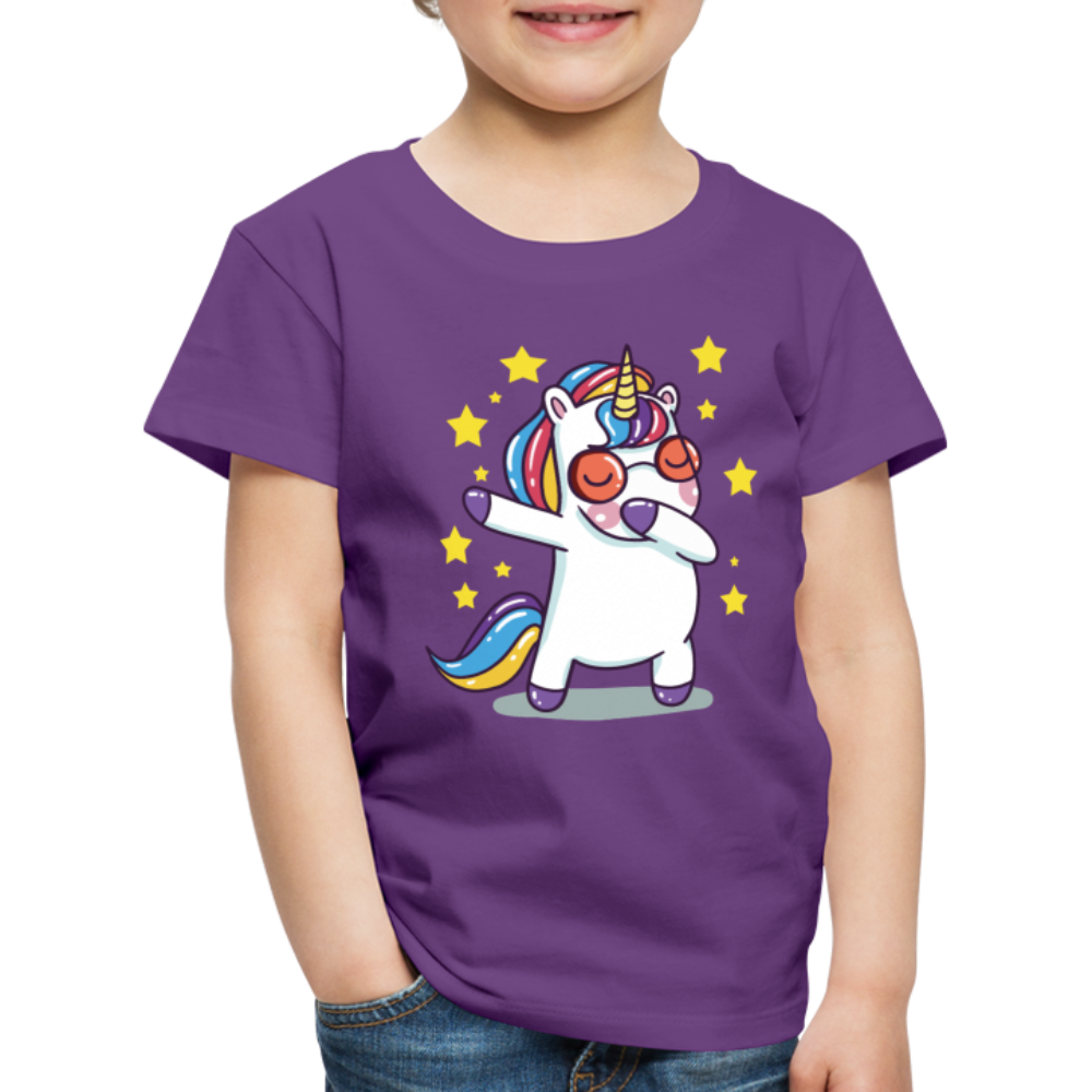 Dab Einhorn | Kinder Premium T-Shirt - Lila