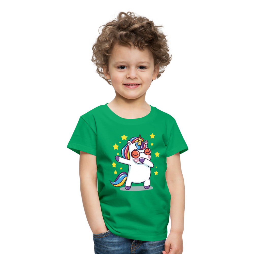Dab Einhorn | Kinder Premium T-Shirt - Kelly Green