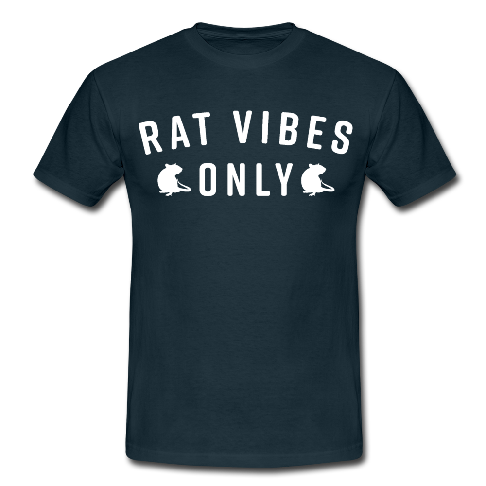 Rat Vibes Only | Männer T-Shirt - Navy