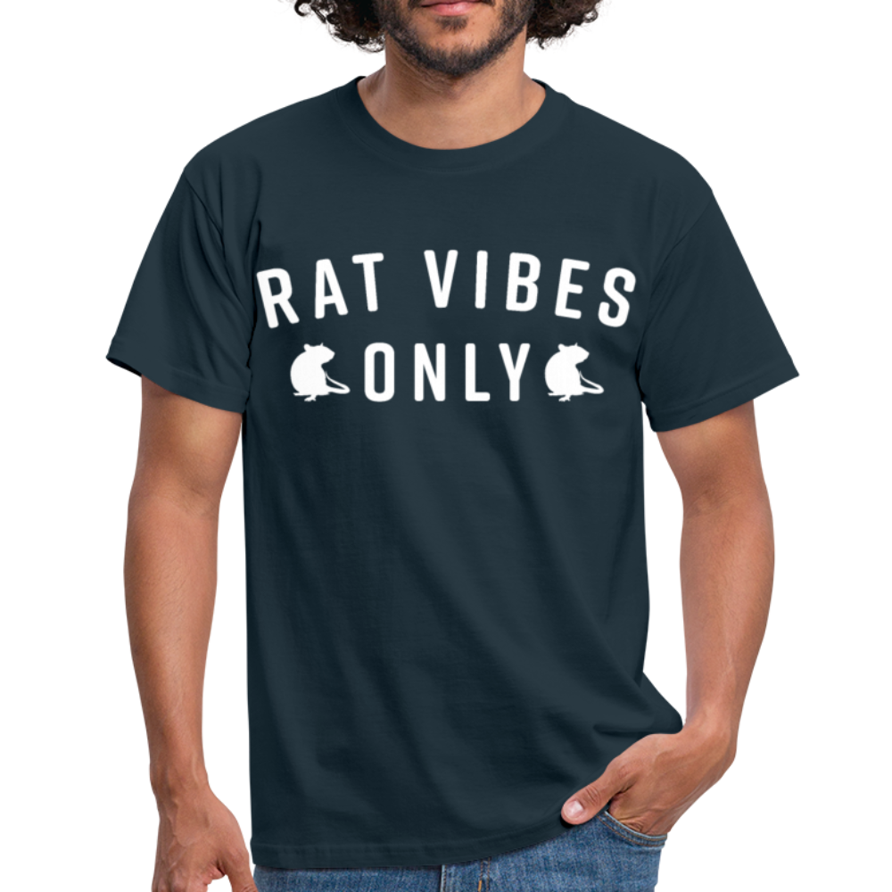 Rat Vibes Only | Männer T-Shirt - Navy
