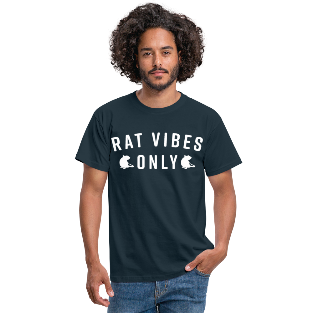 Rat Vibes Only | Männer T-Shirt - Navy