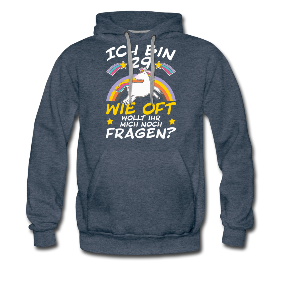 Men’s Premium Hoodie - Jeansblau