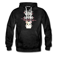 Just A Girl Who Loves Hamsters | Men’s Premium Hoodie - Anthrazit