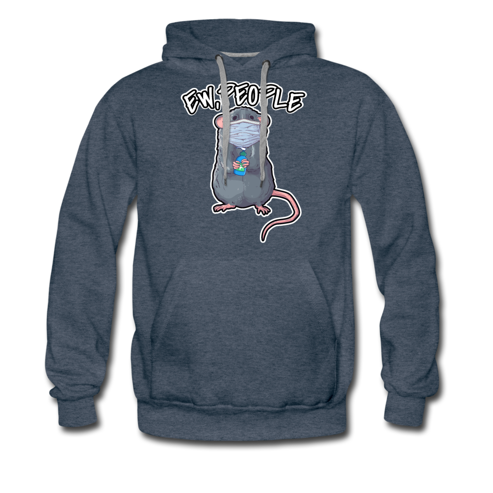 Ew People Ratte | Men’s Premium Hoodie - Jeansblau