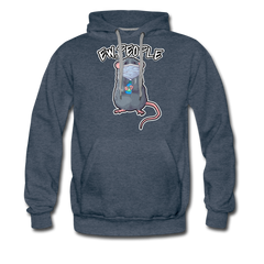 Ew People Ratte | Men’s Premium Hoodie - Jeansblau