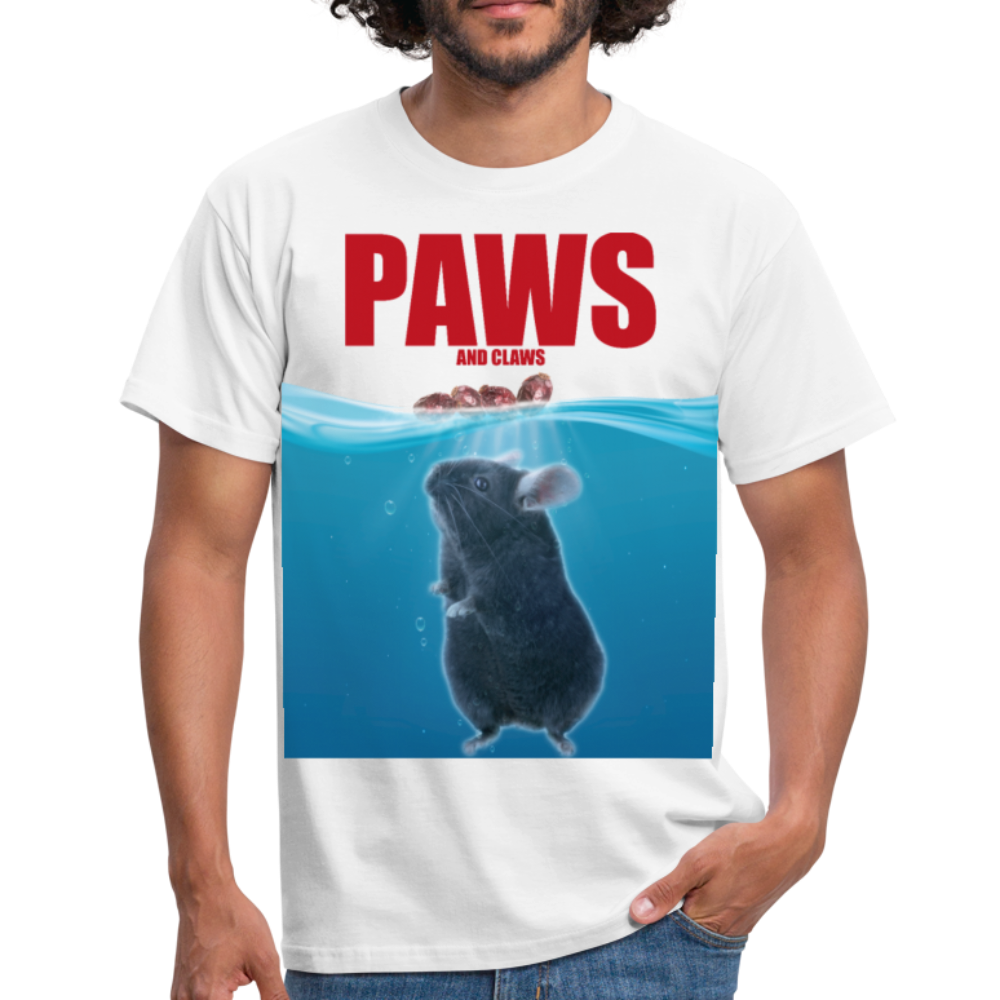 Paws Chinchilla | Männer T-Shirt - Weiß