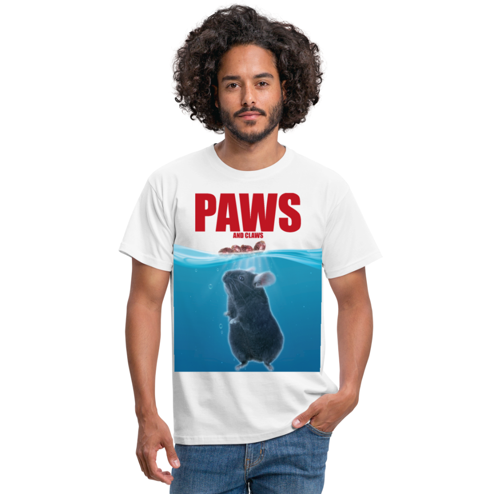 Paws Chinchilla | Männer T-Shirt - Weiß