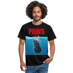 Paws Chinchilla | Männer T-Shirt - Schwarz