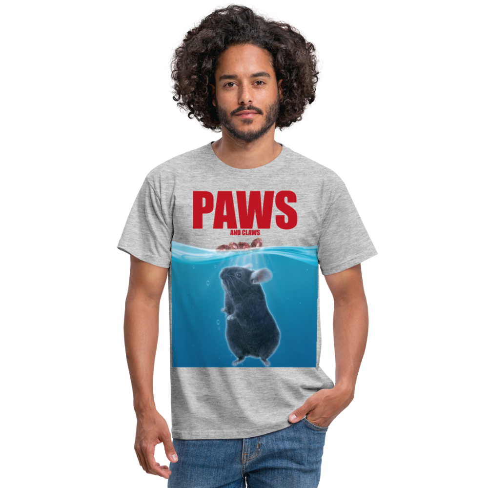 Paws Chinchilla | Männer T-Shirt - Grau meliert