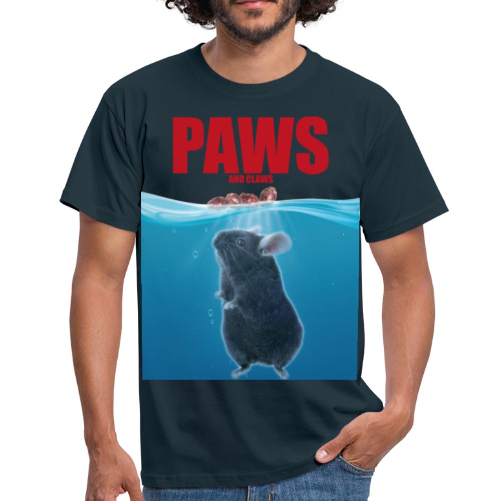 Paws Chinchilla | Männer T-Shirt - Navy