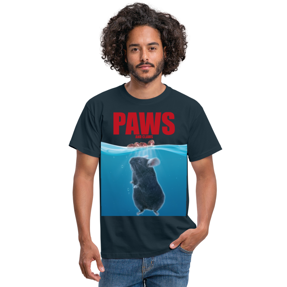Paws Chinchilla | Männer T-Shirt - Navy