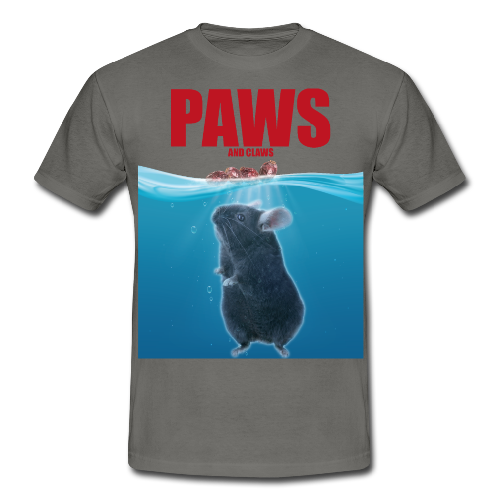 Paws Chinchilla | Männer T-Shirt - Graphit