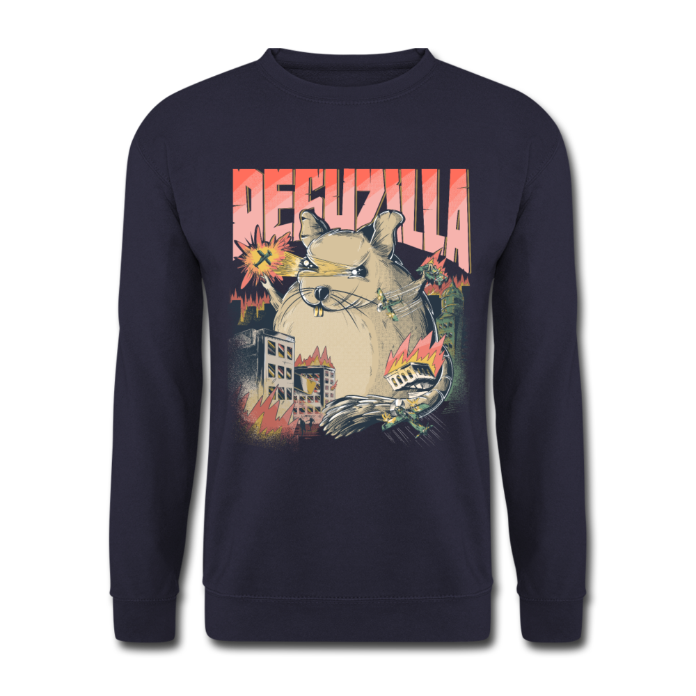 Deguzilla | Unisex Pullover - Navy