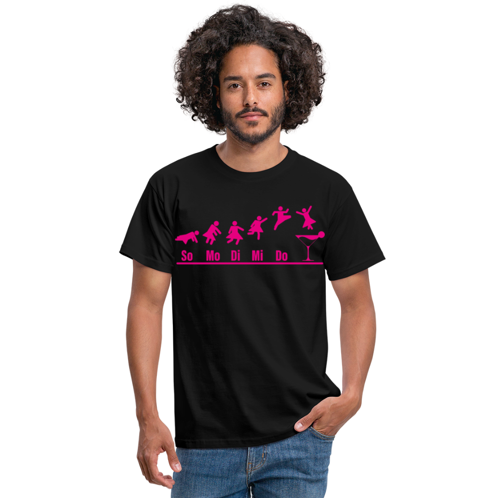 Margarita Woche Frauen Endlich Freitag | Männer T-Shirt - Schwarz