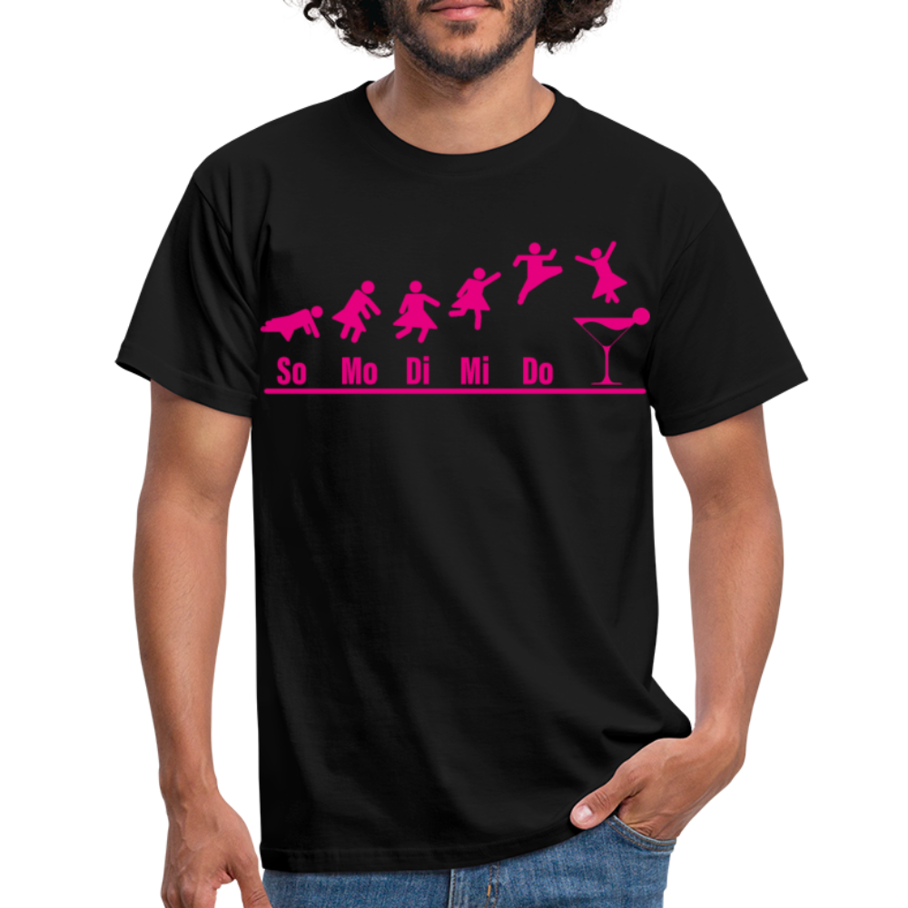 Margarita Woche Frauen Endlich Freitag | Männer T-Shirt - Schwarz