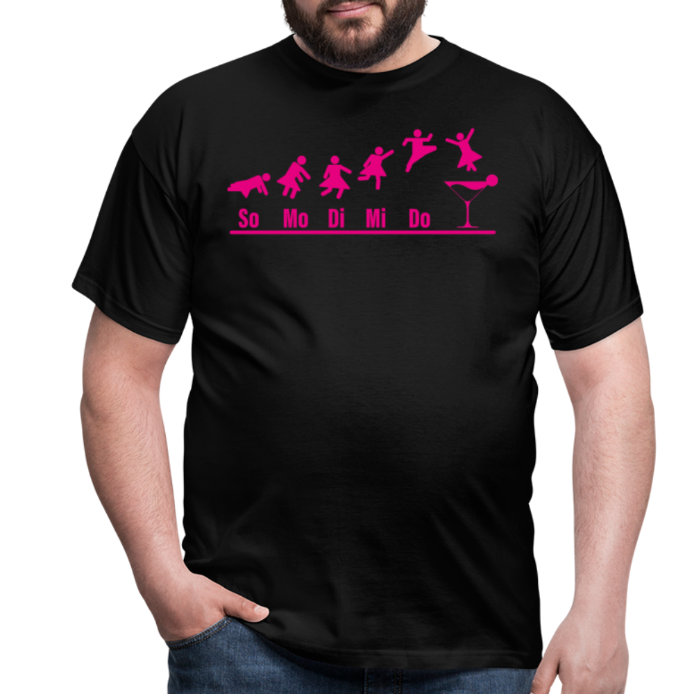 Margarita Woche Frauen Endlich Freitag | Männer T-Shirt - Schwarz