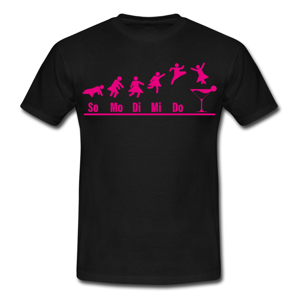 Margarita Woche Frauen Endlich Freitag | Männer T-Shirt - Schwarz
