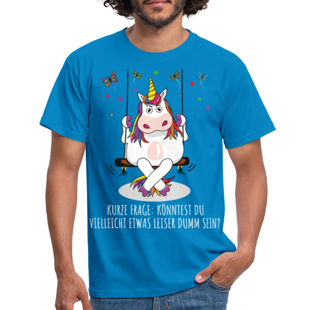 Freches Einhorn | Männer T-Shirt - Royalblau