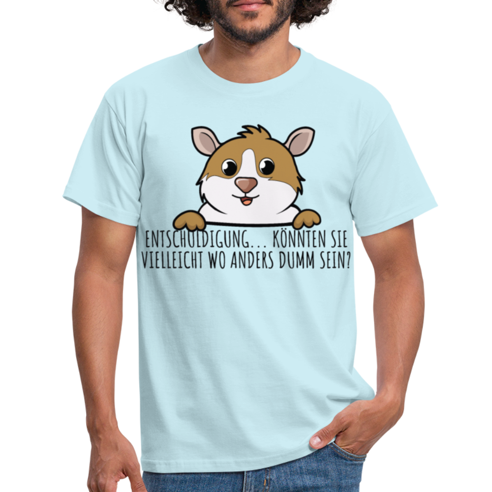 Freches Meerschweinchen | Männer T-Shirt - Sky